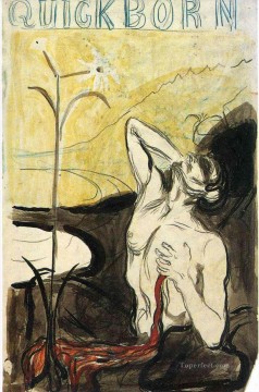  Edvard Pintura Art%C3%ADstica - La flor del dolor 1897 Edvard Munch